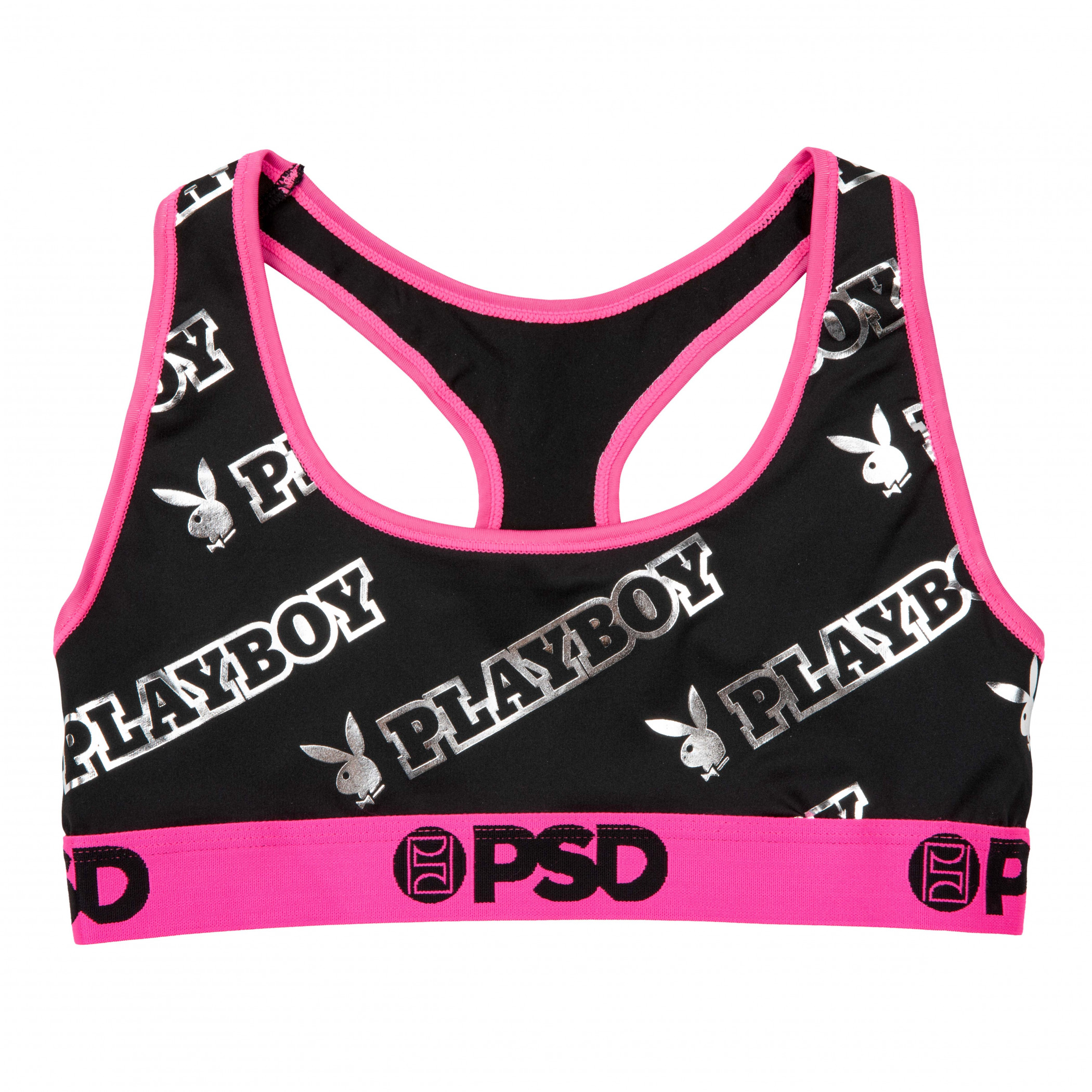 Playboy Logo All Over Print PSD Sports Bra